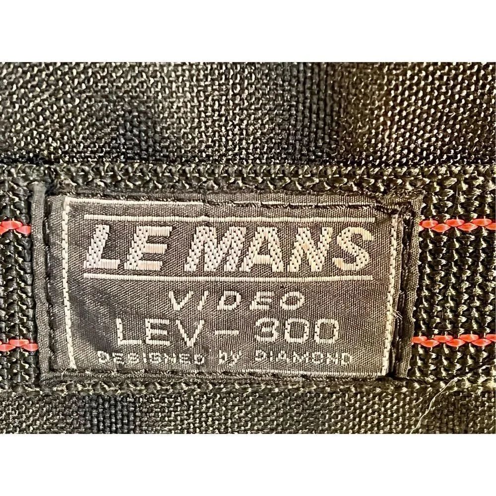 LeMans Diamond Vintage LARGE SLR / DSLR / VIDEO Black Nice Bag Fully Padded